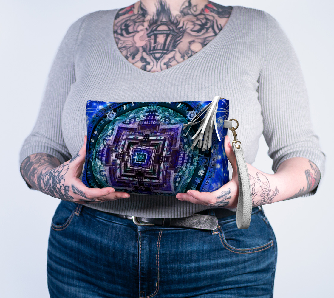 Amen Jin's Katerina's Eros & Psyche Desires Wheel of Time Meditations Vegan Makeup Bag