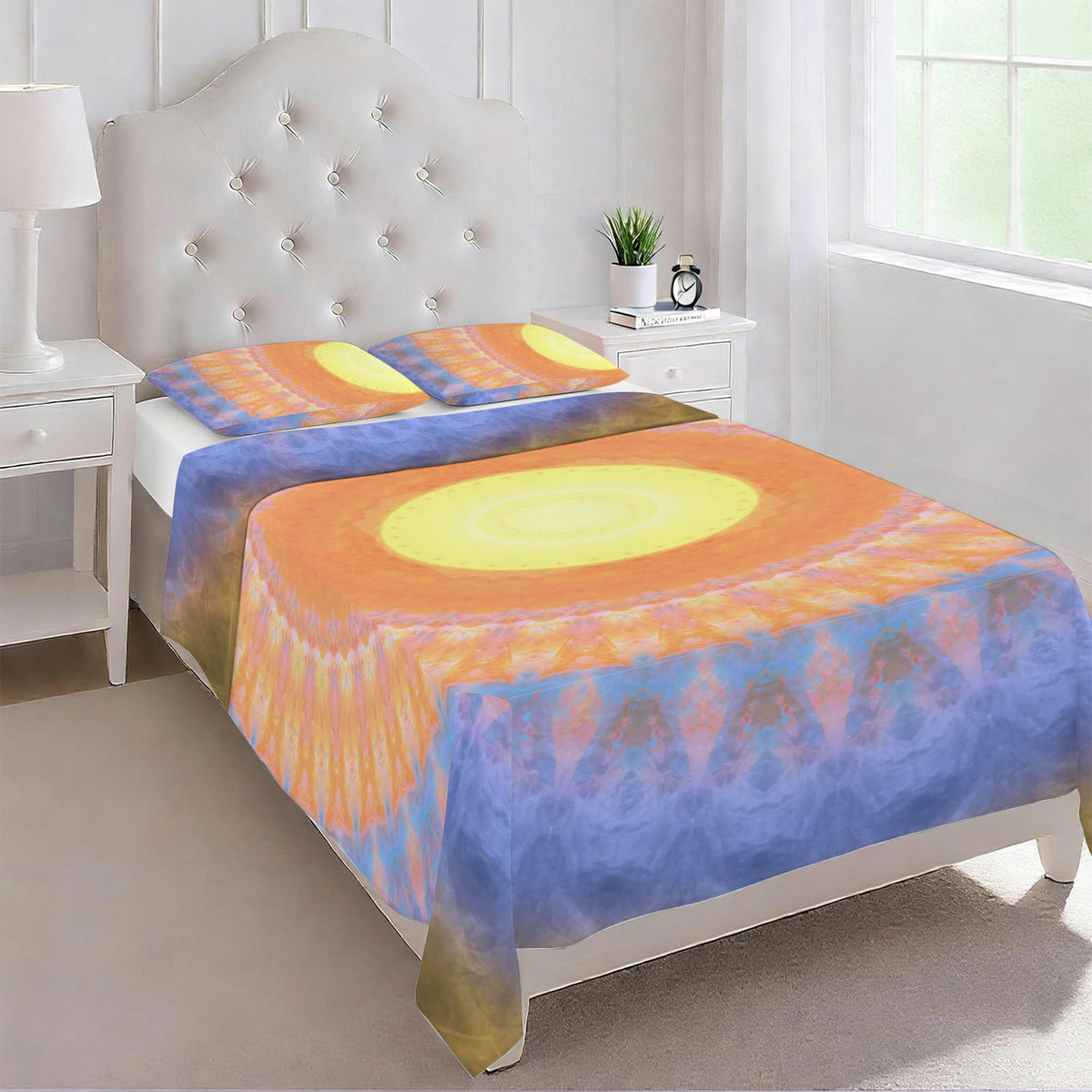Katerina's Love Will Never Die Desires 3-Piece Bedding Set (Bed Sheet + Pillowcases)  | Ships from USA
