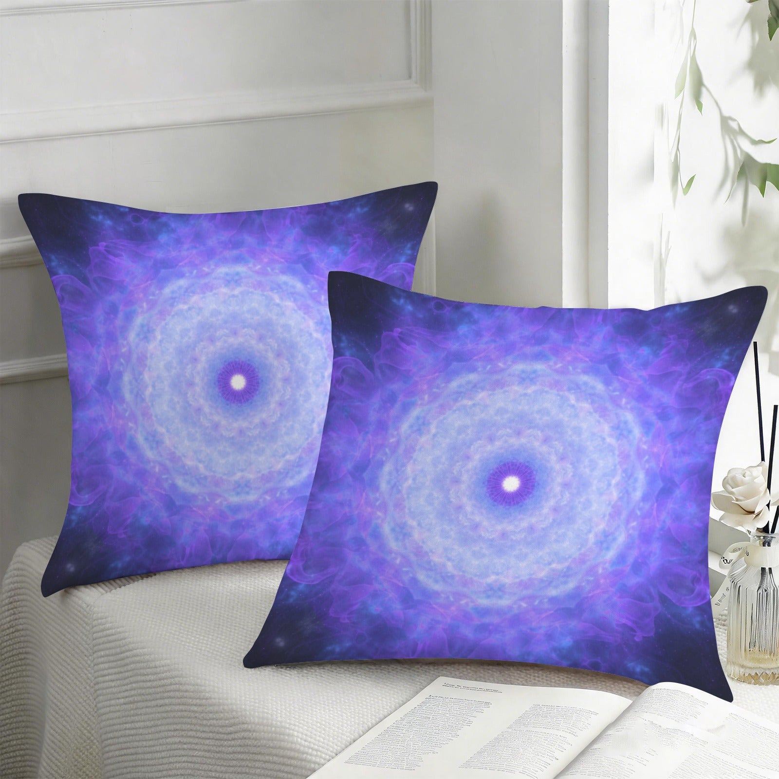 Katerina's Dragon Heart Desires Custom Pillow Cases 18" x 18" (2-Pack) | Ships from USA