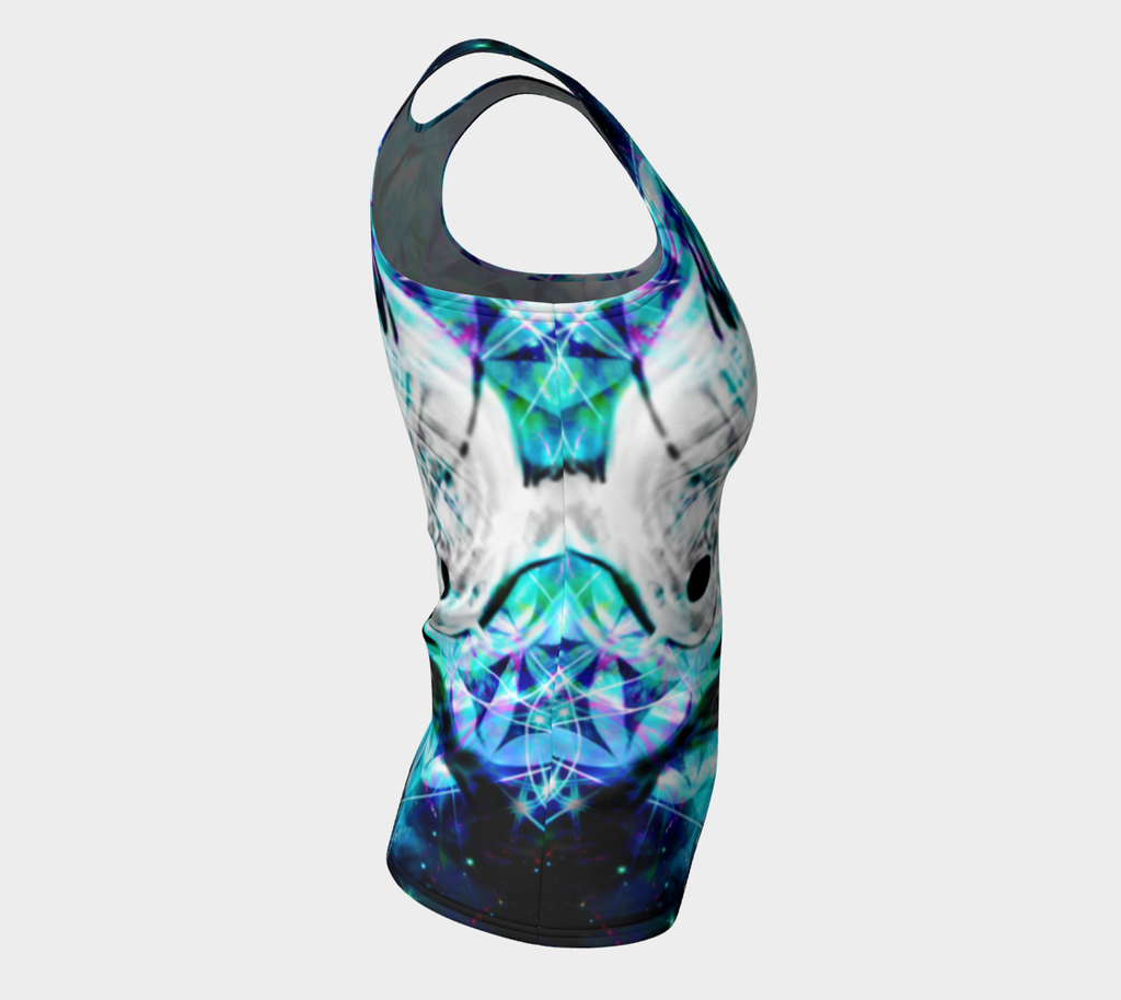 Katerina's Now and Forever Koi Meditations Fitted Tank Top