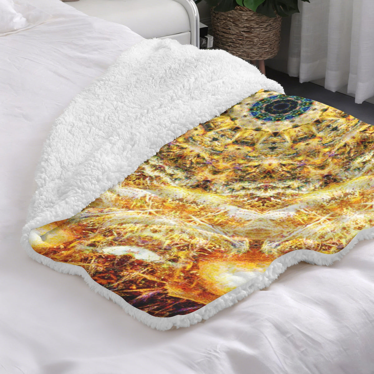 Katerina's Jupiter Desires Sherpa Fleece Blanket 30" x 40" | Ships from USA