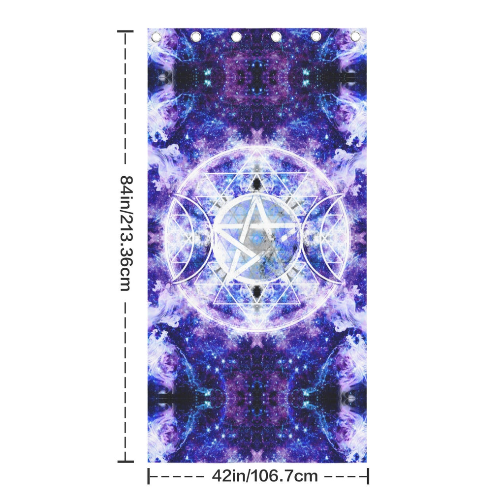 Amen Jin's Katerina's Dracularian Dragoness Triple Goddess Meditations Grommet Curtain 42" x 84" ( 1 Piece ) | Ships from USA