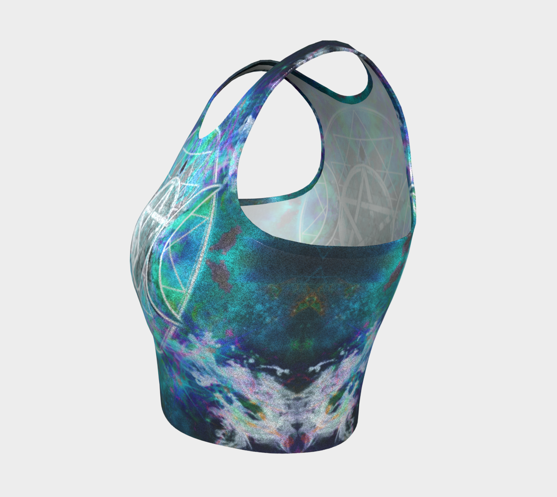 Katerina's Now and Forever Triple Goddess Meditations Athletic Crop Top