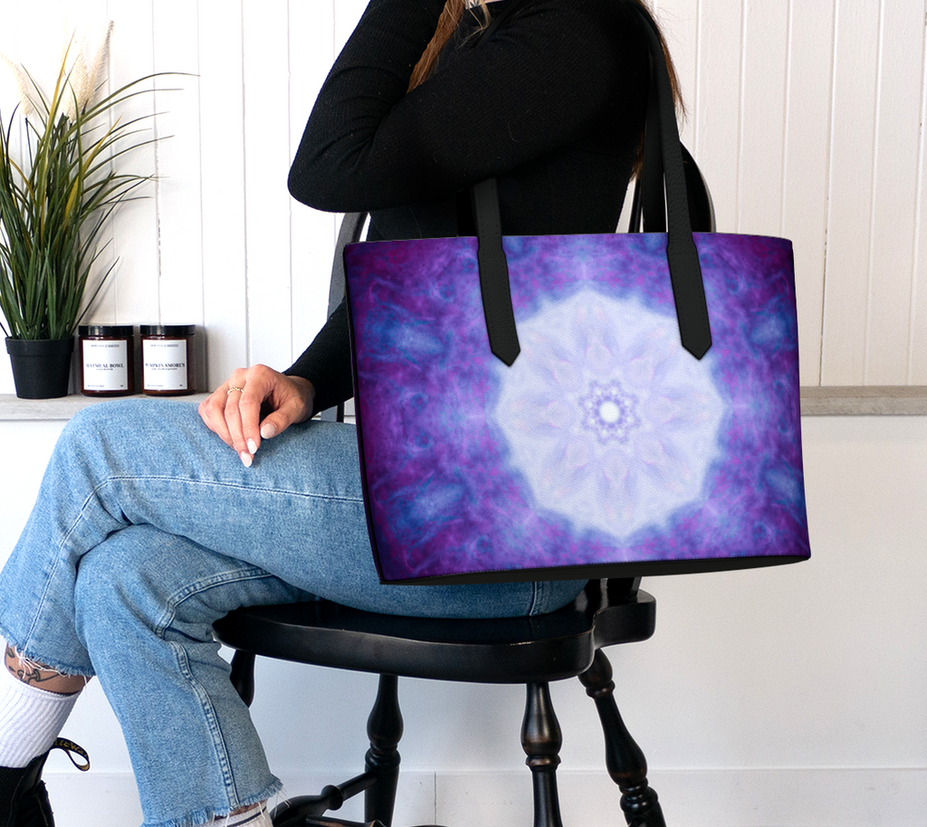 Katerina's One More Light Desires Vegan Leather Tote Bag
