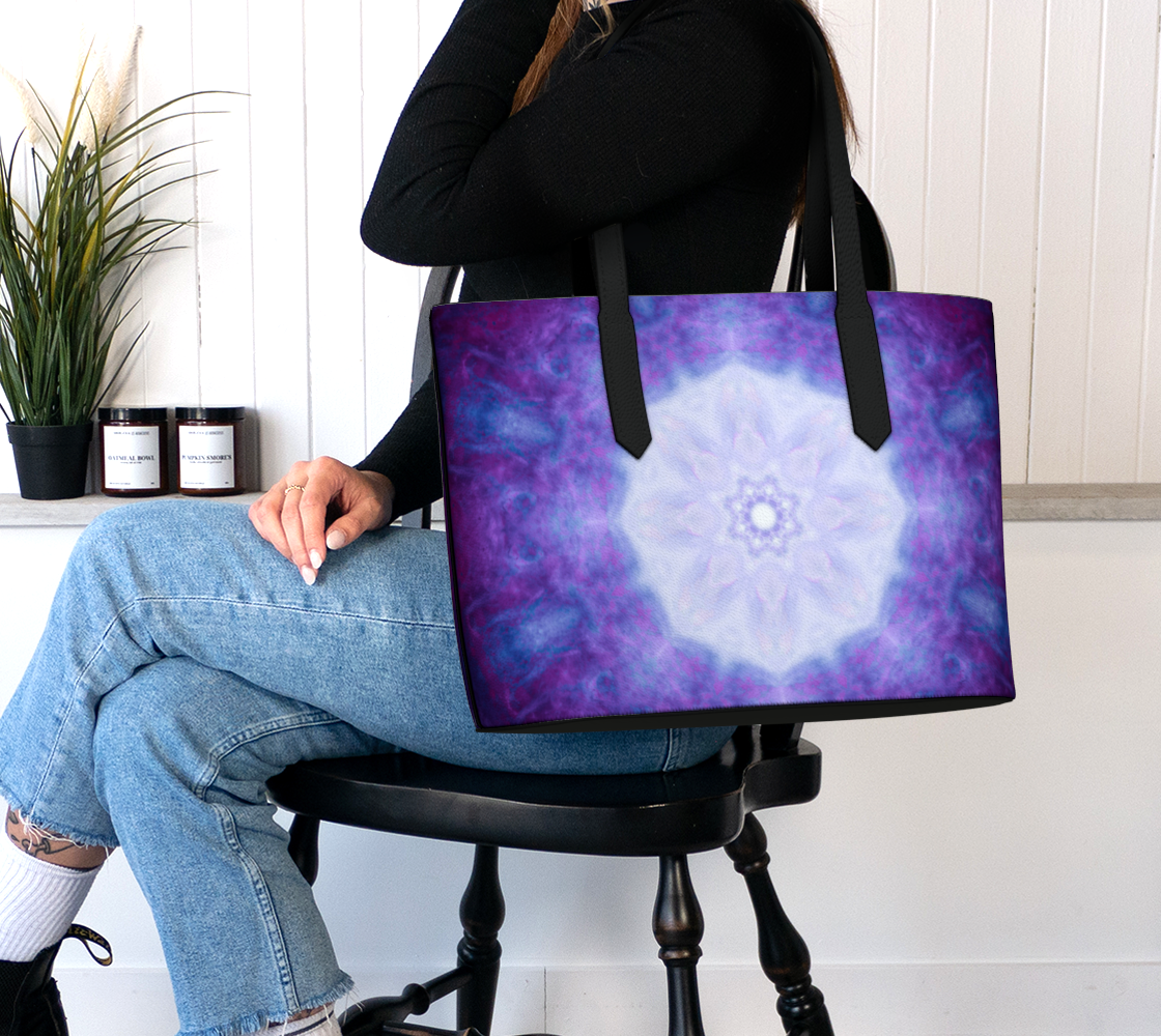 Katerina's One More Light Desires Vegan Leather Tote Bag