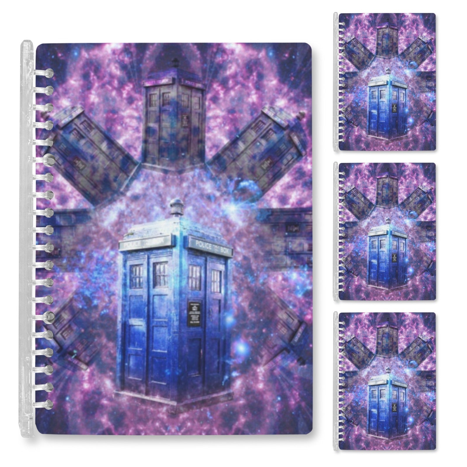 Katerina's Through Time & Space Doctor Desires Loose-Leaf Notebooks ( Cover Print, 4-Pack ) | Ships from USA
