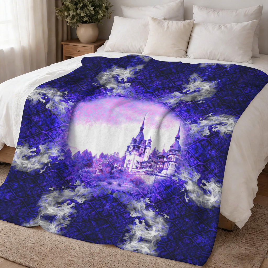 Katerina's Dragon's Eye Desires  Dragoness Dreams Sherpa Fleece Blanket 60" x 80" | Ships from USA