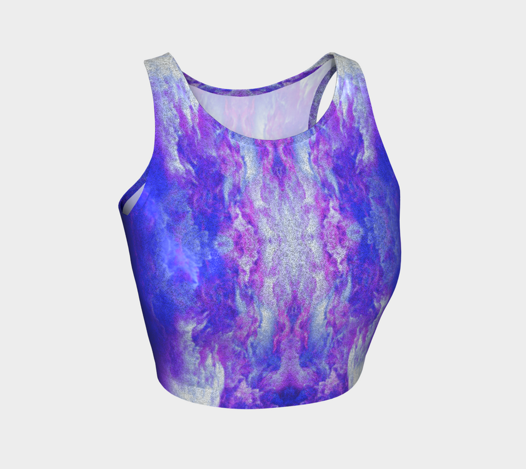Katerina's Periwinkle Desires Athletic Crop Top