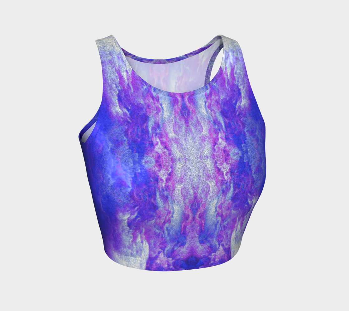 Katerina's Periwinkle Desires Athletic Crop Top