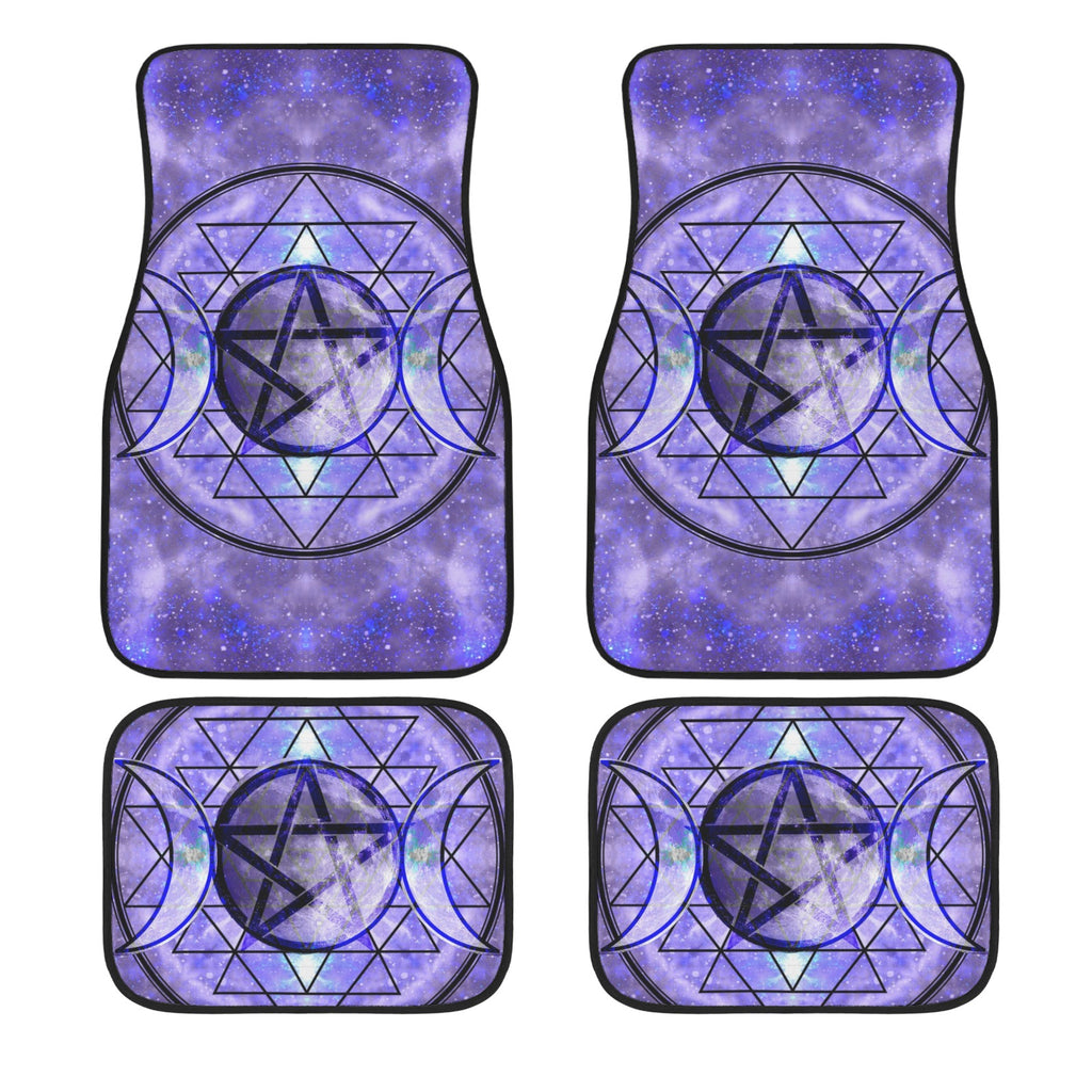 Katerina's Triple Goddess Magickal Desires 4-Piece Car Floor Mats （Customized Separately）| Ships from USA
