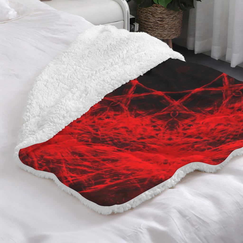 Katerina's Waiting for Hello Desires Sherpa Fleece Blanket 30" x 40" | Ships from USA