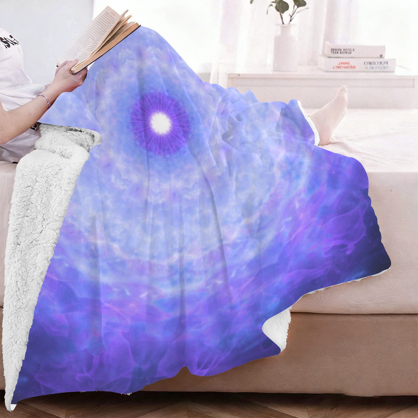 Katerina's Dragon Heart Desires Sherpa Fleece Blanket 60" x 80" | Ships from USA