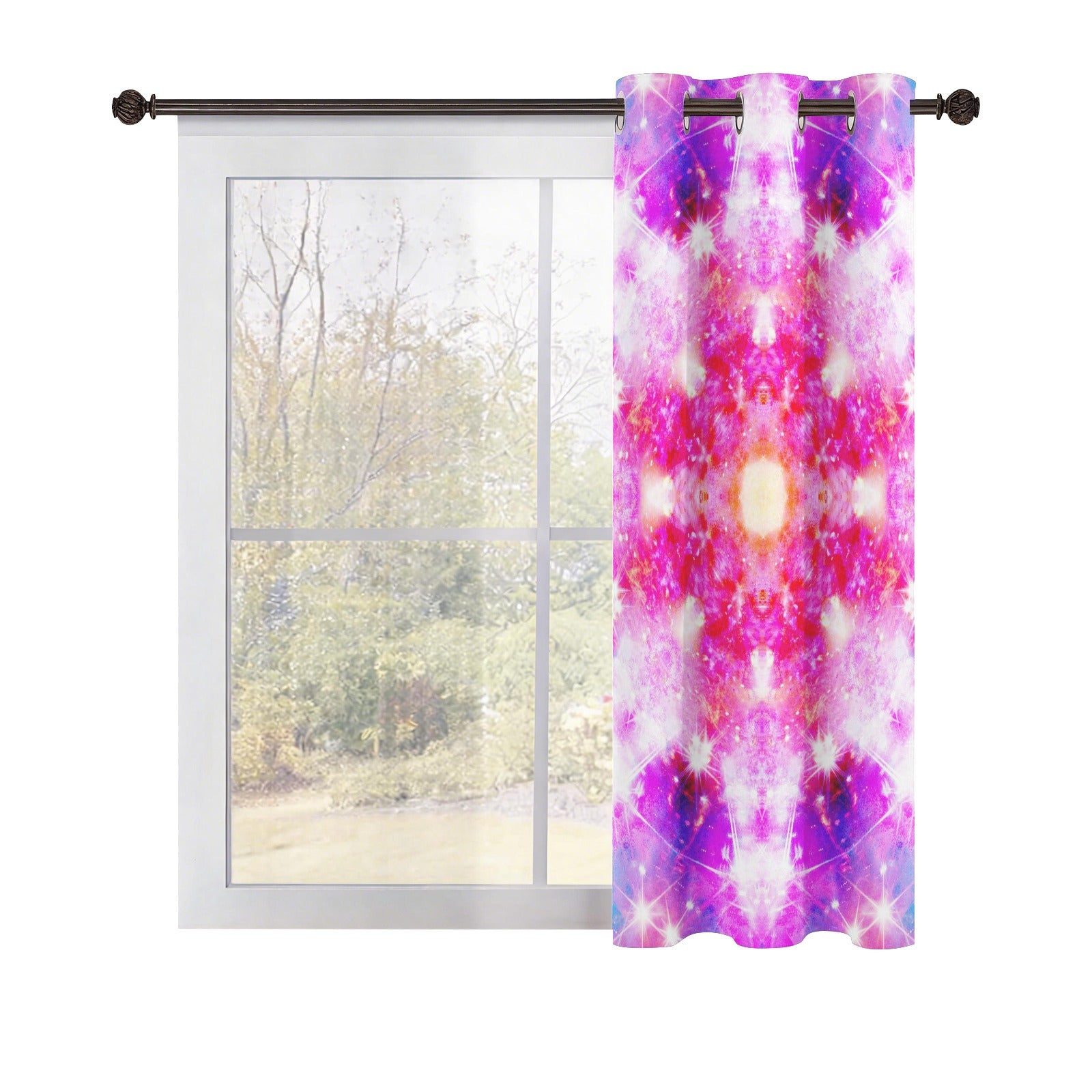 Katerina's Dreams of Angels Desires Grommet Curtain 42" x 63" ( 1 Piece ) | Ships from USA