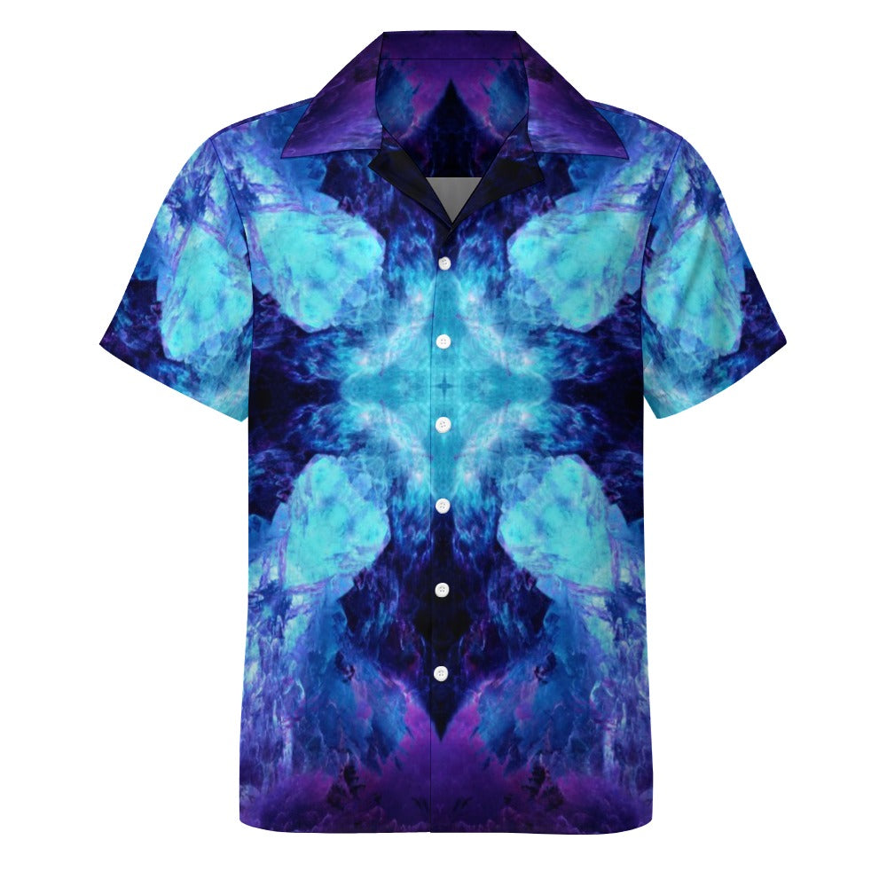 Amen Jin's Dragon's Gate Desires Cuban collar shirt