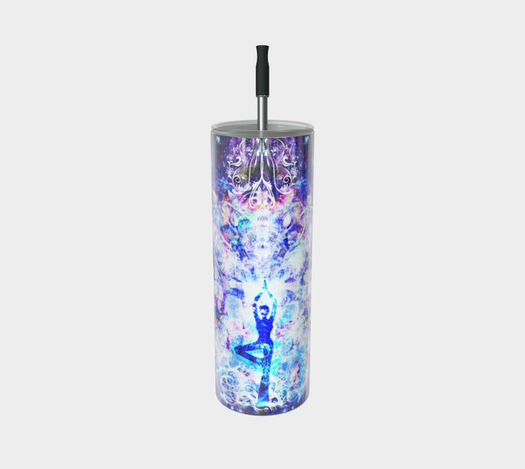 Amen Jin's Katerina's Dracularian Dragoness Namaste Meditations Stainless Steel Tumbler
