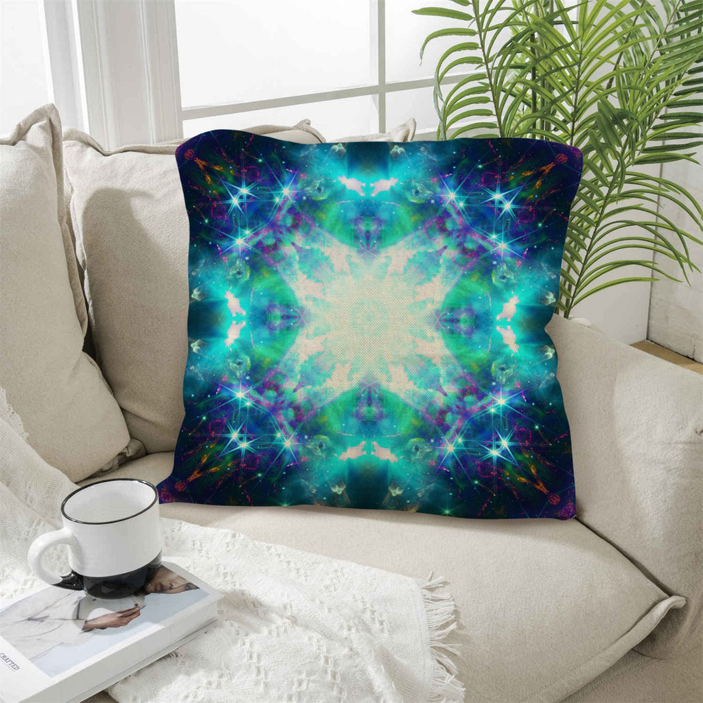 Katerina's Now & Forever Desires Linen Throw Pillow 18" x 18" ( 1 Piece ) | Ships from USA