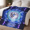 Amen Jin's Katerina's Eros & Psyche Magickal Awakening Meditations Sherpa Fleece Blanket 60" x 80" | Ships from USA