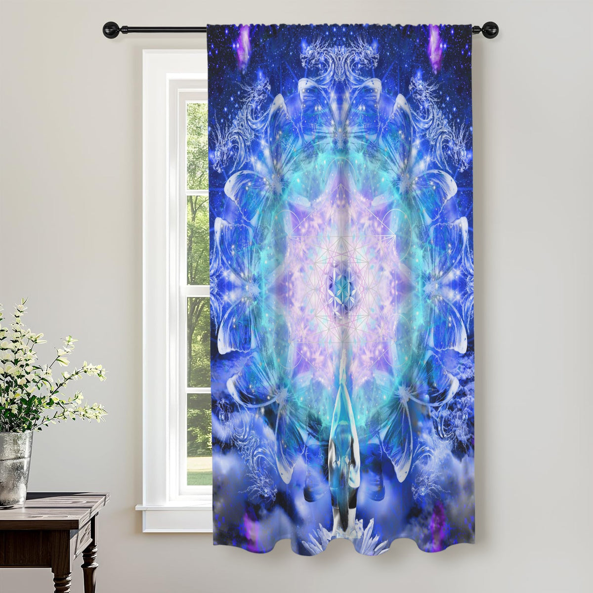 Amen Jin's Katerina's Eros & Psyche Metamorphosis Meditations Window Curtain 52" x 63" ( 1 Piece ) | Ships from USA