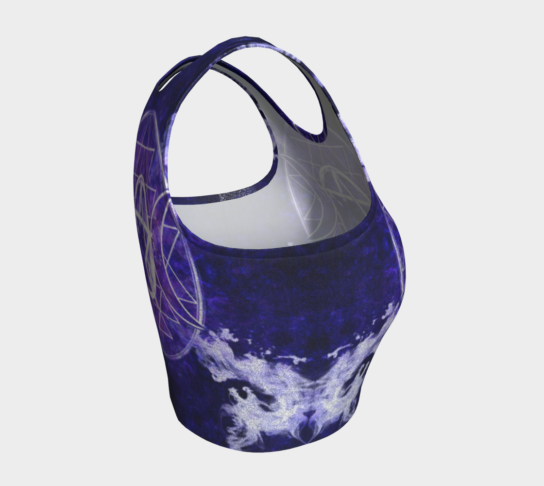 Katerina's Dragon's Eye Triple Goddess Meditations Crop Top