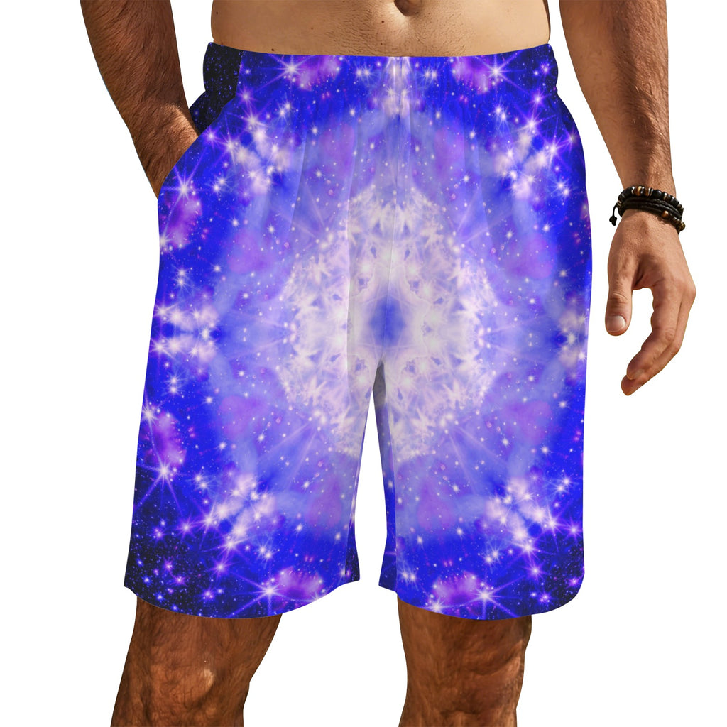 Katerina's Psyche Desires Men's All Over Print Beach Shorts (Sets 26) | Ships from USA