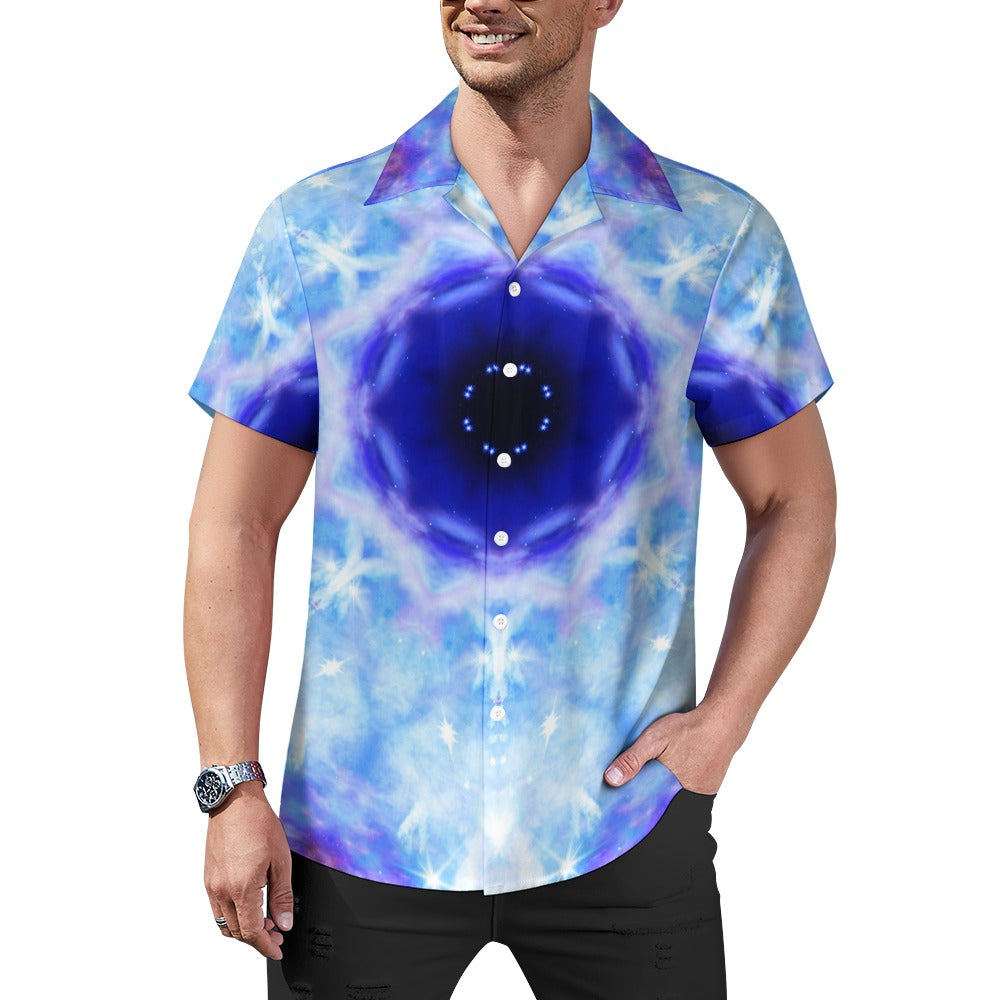 Amen Jin's Kingdom of the Moon Desires Cuban collar shirt