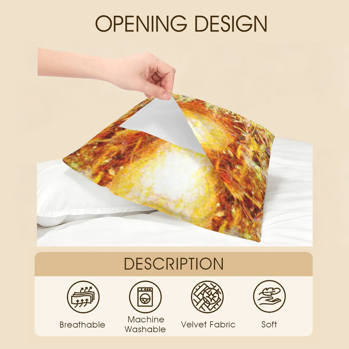 Katerina's Jupiter Desires Pillow Case 36" x 20"  | Ships from USA