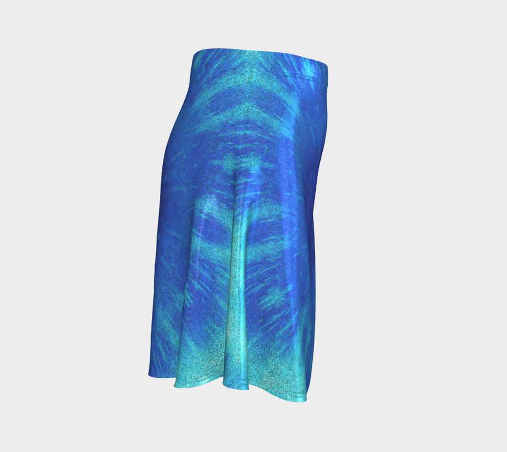 Amen Jin's Blue Fire Desires Flared Skirt