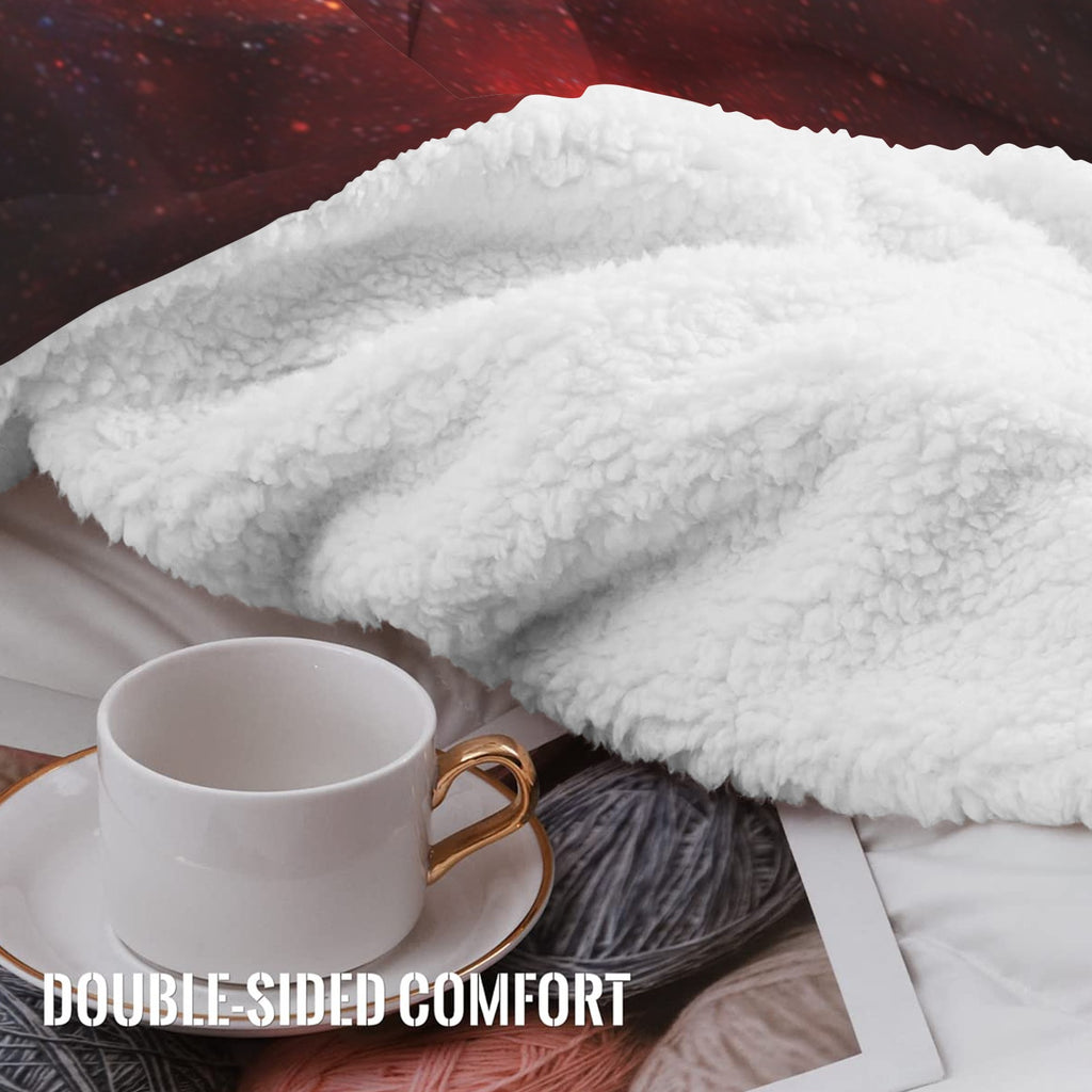 Katerina's Love and Hatred Desires Sherpa Fleece Blanket 30" x 40" | Ships from USA
