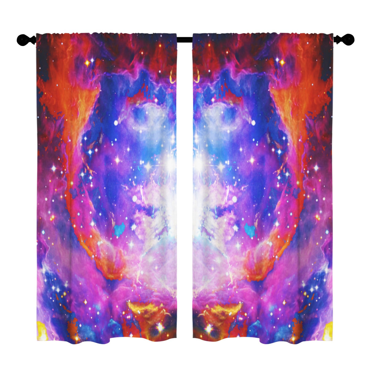 Katerina's Cassandra Desires Floor-To-Ceiling Curtain 52x84inch | Ships from USA