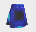 Amen Jin's Blue Fire Desires Flare Skirt