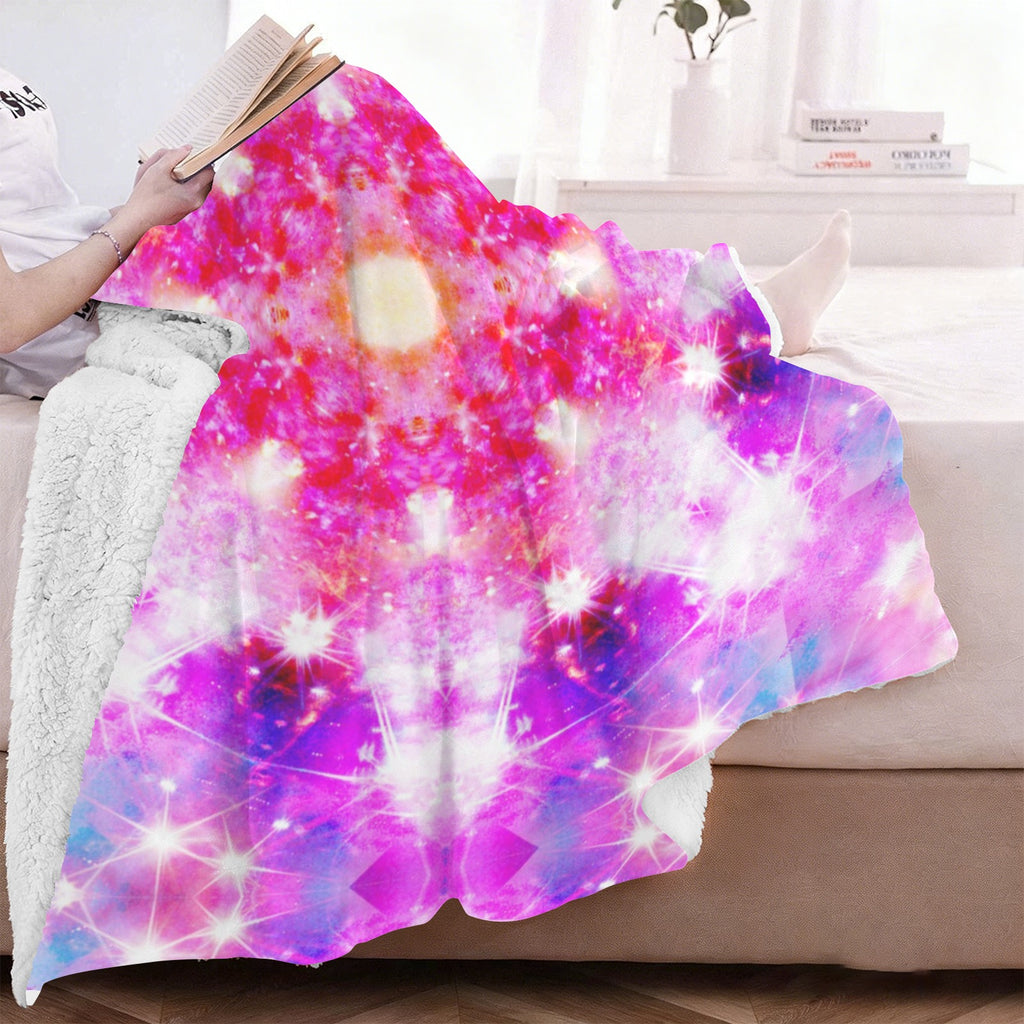 Katerina's Dreams of Angels Desires Sherpa Fleece Blanket 60" x 80" | Ships from USA