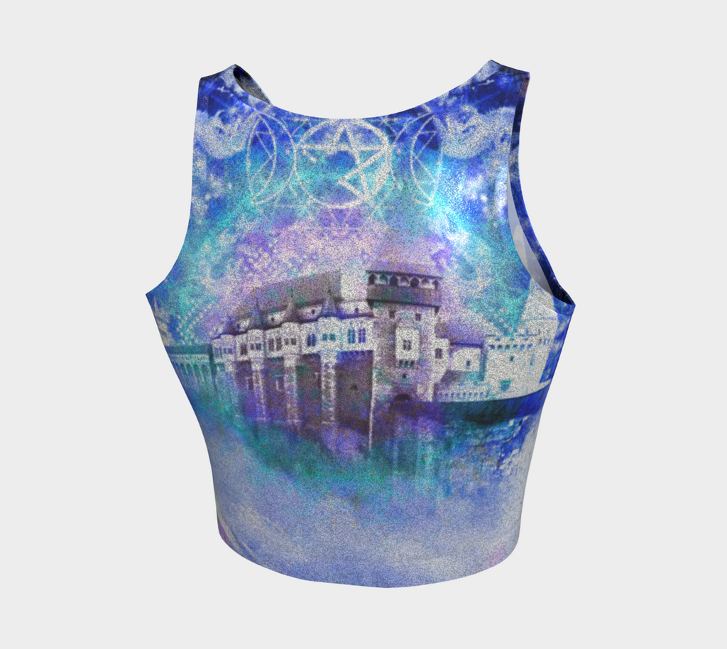 Amen Jin's Katerina's Eros & Psyche Dracularian Meditations Athletic Crop Top
