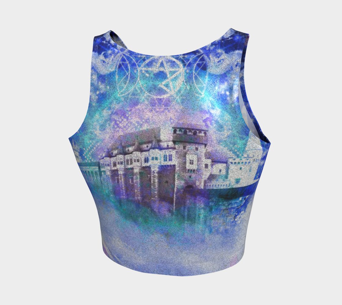 Amen Jin's Katerina's Eros & Psyche Dracularian Meditations Athletic Crop Top