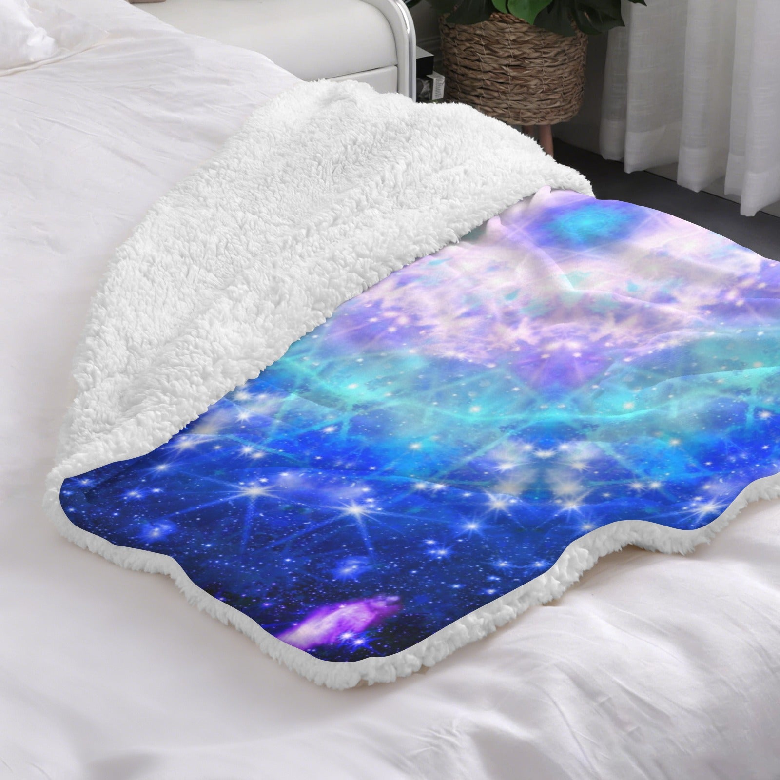 Amen Jin's Katerina's Eros & Psyche Desires Sherpa Fleece Blanket 30" x 40" | Ships from USA