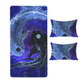 Katerina's Dragon's Eye Desires Koi Dreams Twin Bedding Set (Fitted Sheet + Pillowcases) | Ships from USA