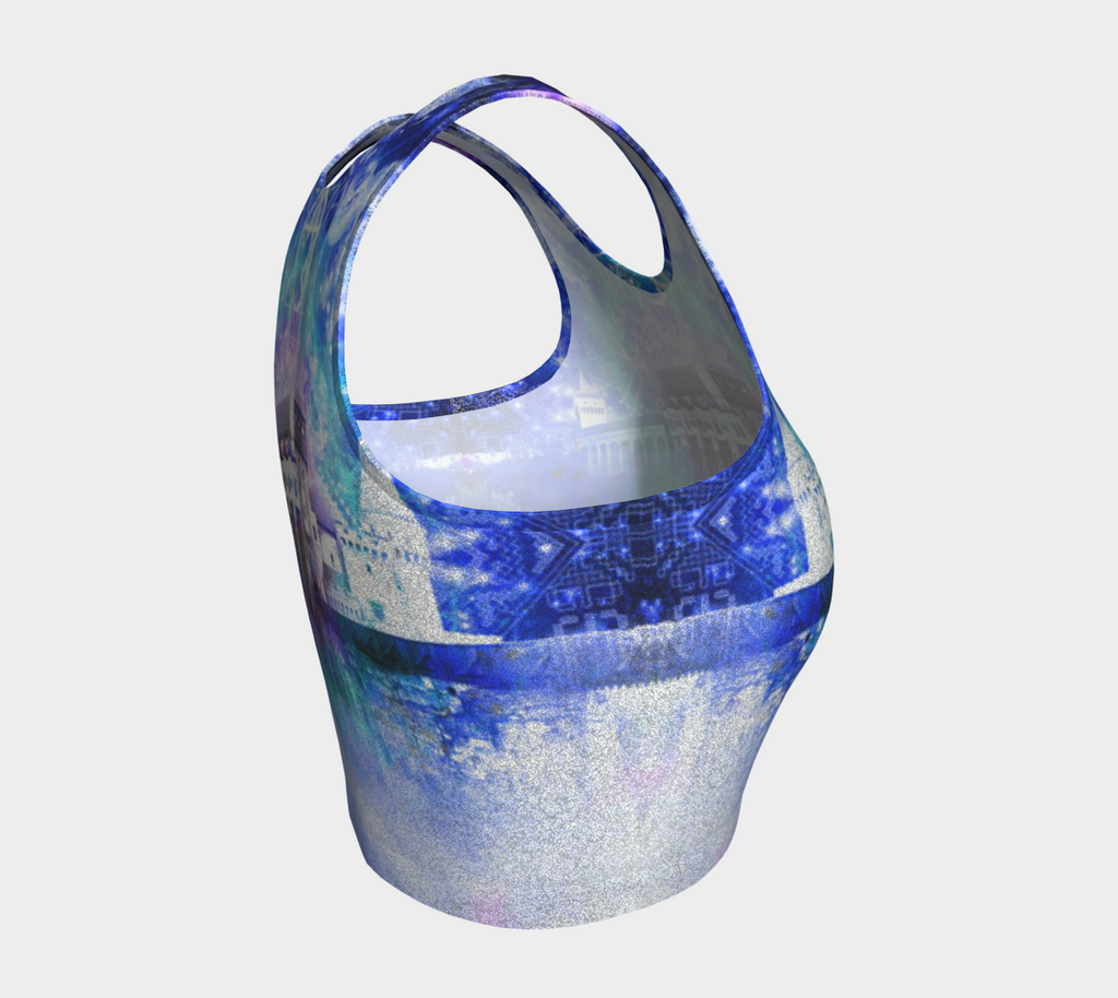 Amen Jin's Katerina's Eros & Psyche Dracularian Meditations Athletic Crop Top