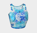 Amen Jin's Mandala of Dragon Fire Triple Goddess Meditations Athletic Crop Top