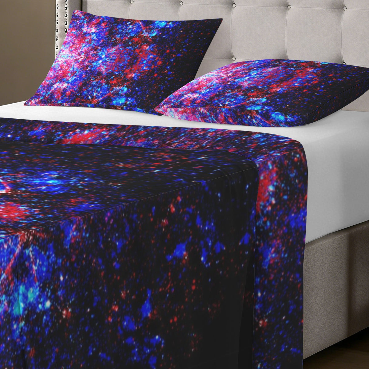 Katerina's Founder's Desires 3-Piece Bedding Set (Bed Sheet + Pillowcases)  | Ships from USA