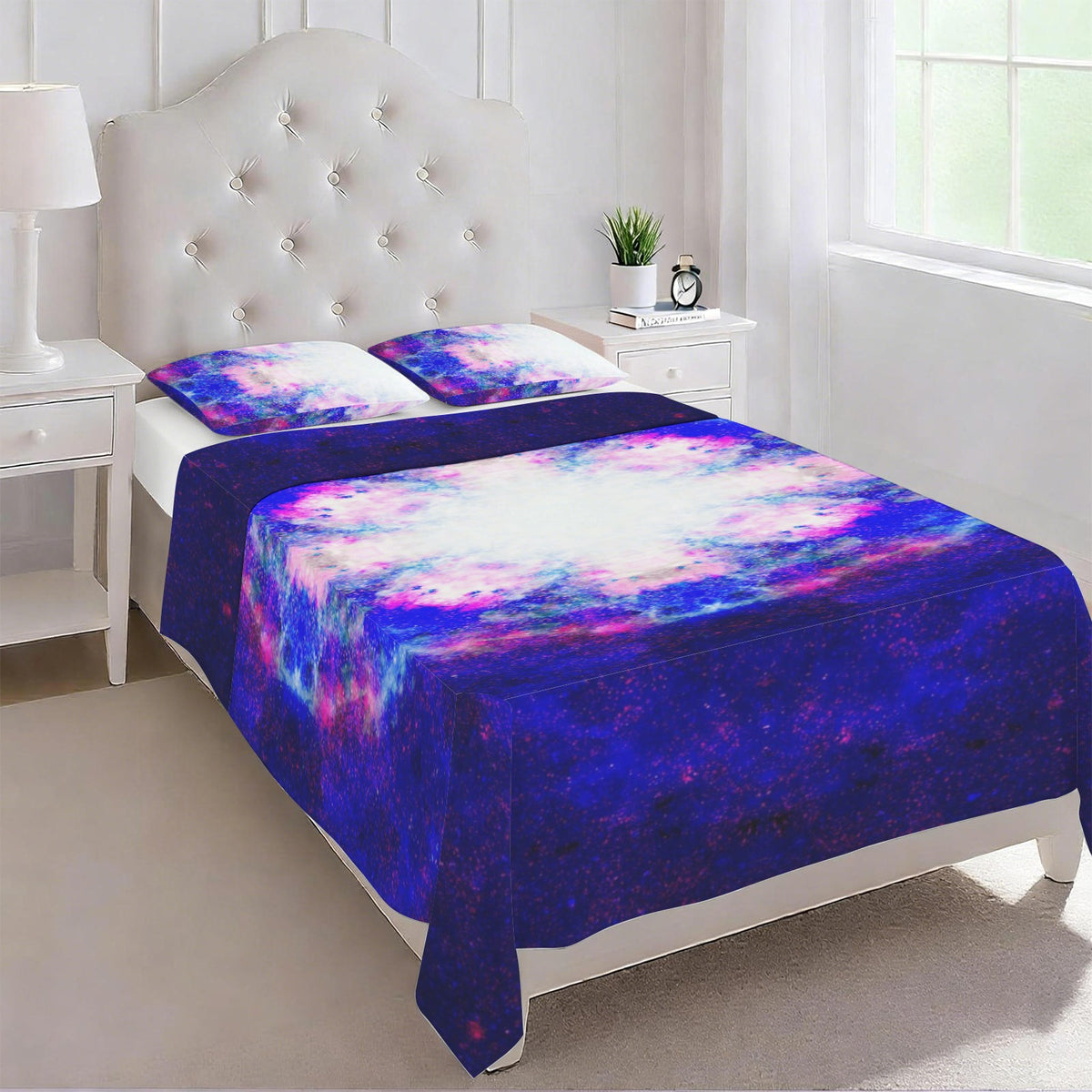 Katerina's Independence Desires 3-Piece Bedding Set (Bed Sheet + Pillowcases)  | Ships from USA