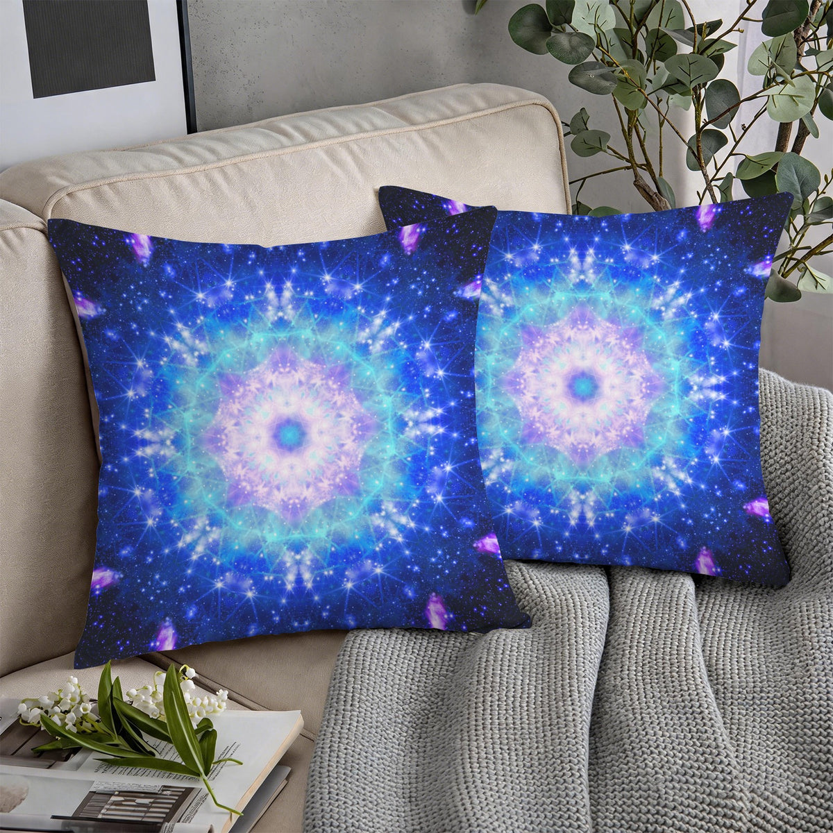 Amen Jin's Katerina's Eros & Psyche Desires Custom Pillow Cases 18" x 18" (2-Pack) | Ships from USA