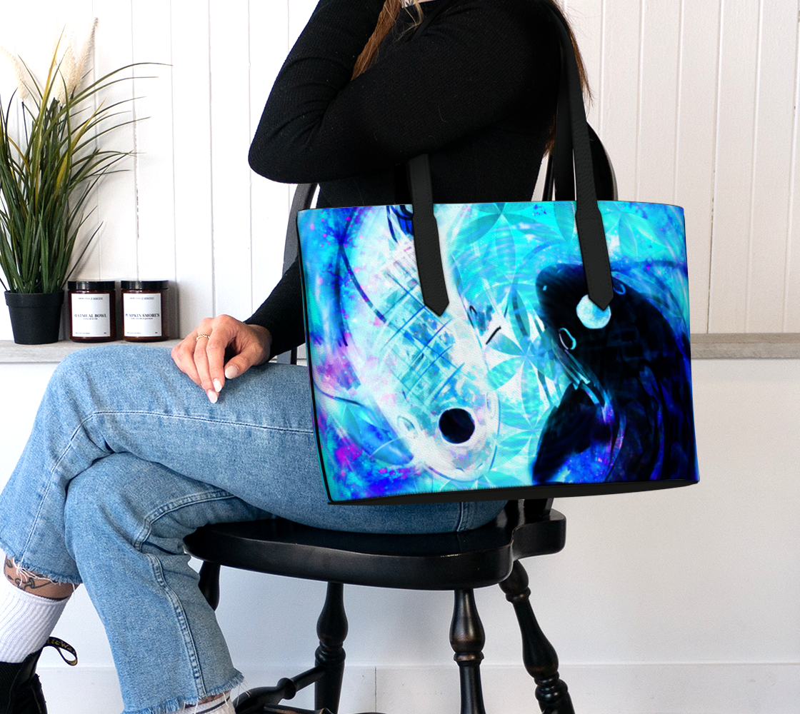 Amen Jin's Memories of Yesterday Koi Meditations Vegan Tote