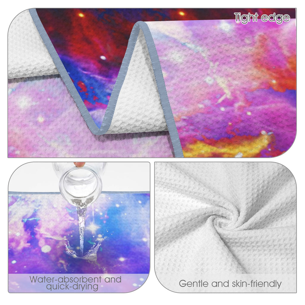 Katerina's Cassandra Desires Waffle Weave Bath Towel 29" x 58" | Ships from USA