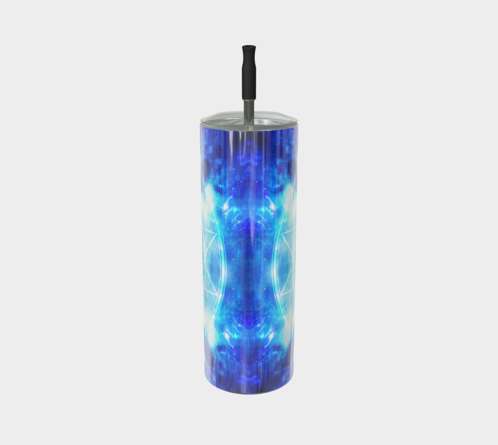 Amen Jin's Mandala of Dragon Fire Fairy Om Meditations Stainless Steel Tumbler