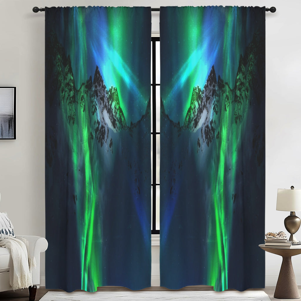 Song of the Mountain Dreams Floor-To-Ceiling Curtain 52x84inch | Ships from USA