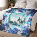 Katerina's Electric Dragon Fire Desires Dragoness Dreams Sherpa Fleece Blanket 60" x 80" | Ships from USA