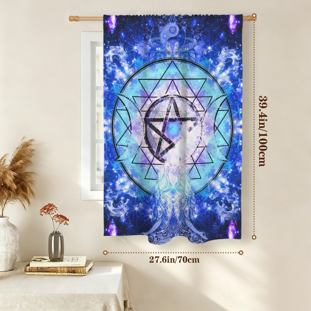 Amen Jin's Katerina's Eros & Psyche Magical Awakening Meditations Window Curtain 27.6" x 39.4" ( 1 Piece ) | Ships from USA