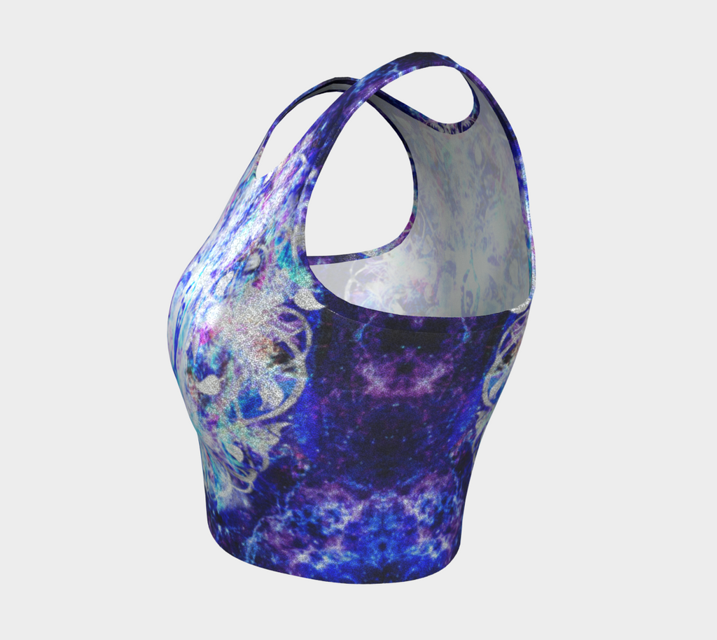 Amen Jin's Katerina's Dracularian Dragoness Namaste Meditations Athletic Crop Top