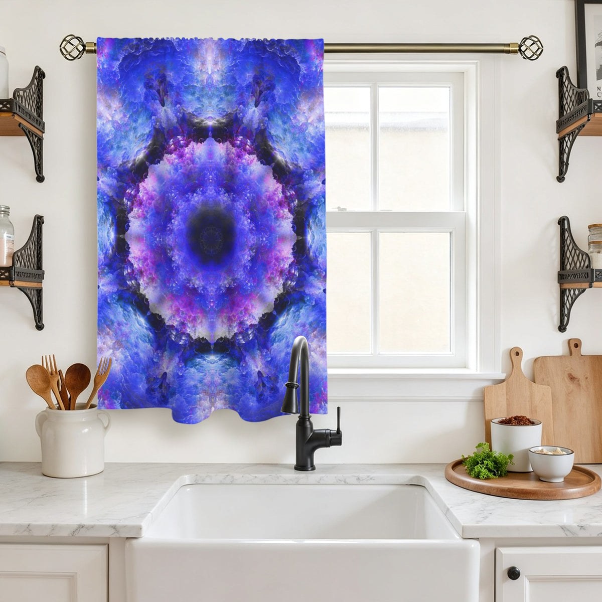 Katerina's I Will Come Again Desires Window Curtain 27.6" x 39.4" ( 1 Piece ) | Ships from USA