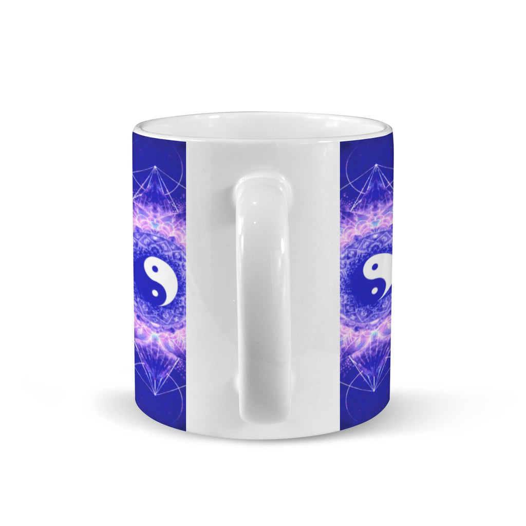 Katerina's Uncertainty in Time & Space Yin Yang Meditations Custom White Mug(11OZ)(Set of 2) | Ships from USA