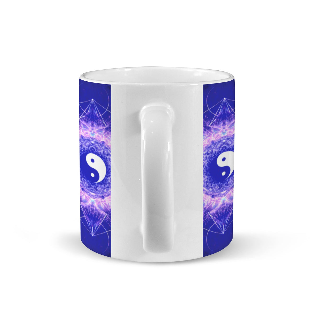 Katerina's Uncertainty in Time & Space Yin Yang Meditations Custom White Mug(11OZ)(Set of 2) | Ships from USA